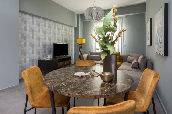 Interior design airbnb στη Δρακοντοπούλου Ηράκλειου